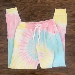 Pastel Tie Dye Joggers